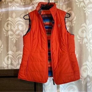 Ariat reversible puffer vest